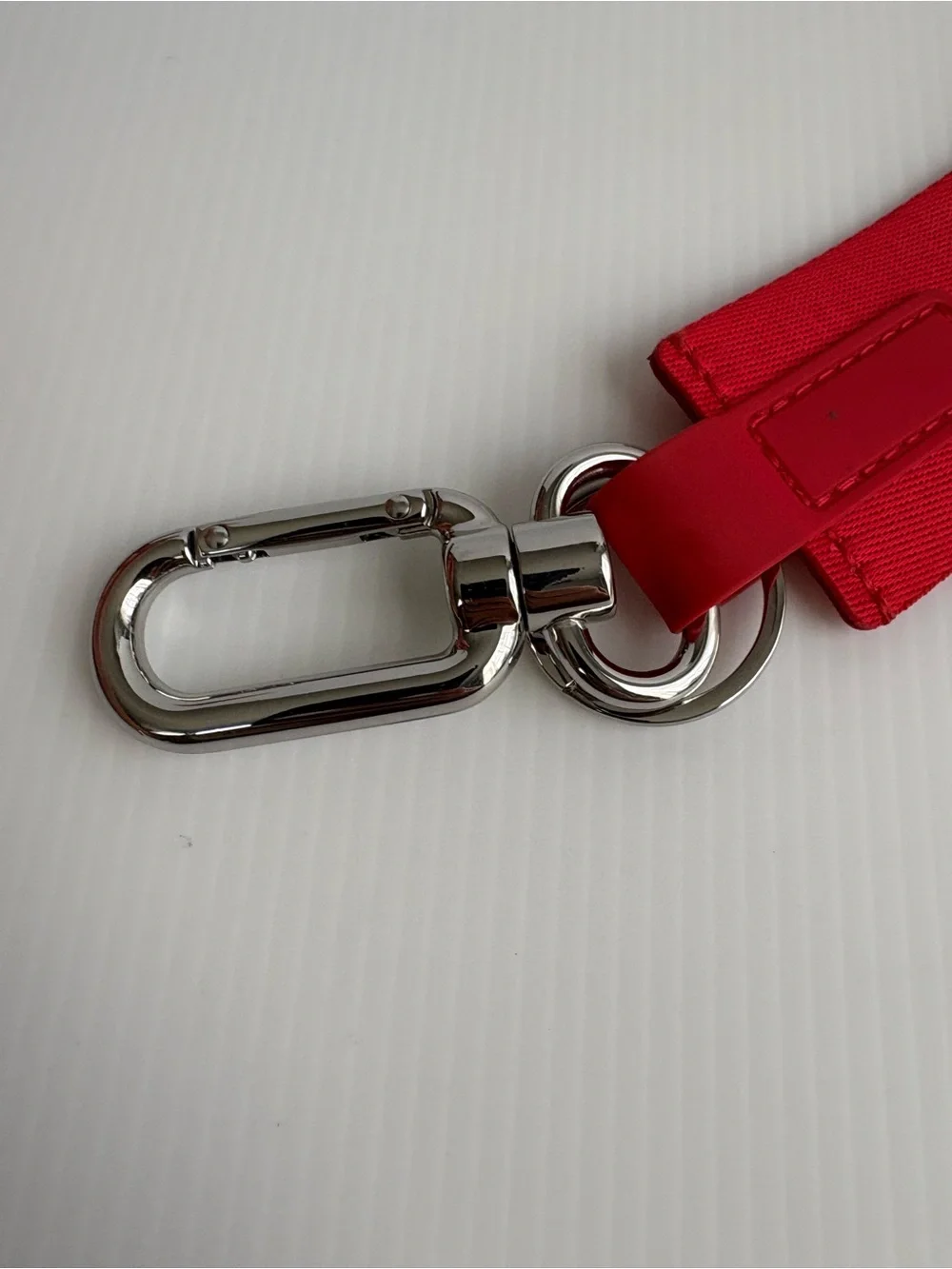 Lululemon Never Lost Keychain Red NWOT